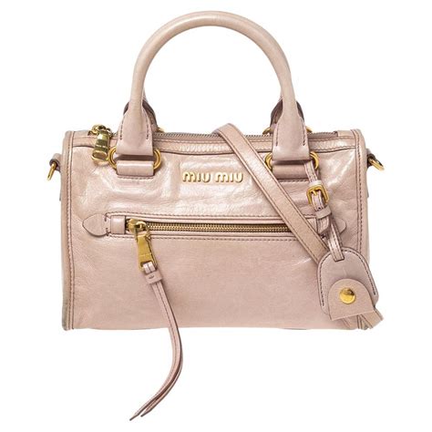 miu miu vitello ruched top handle bag|Women's Soft Leather Top Handle Bags .